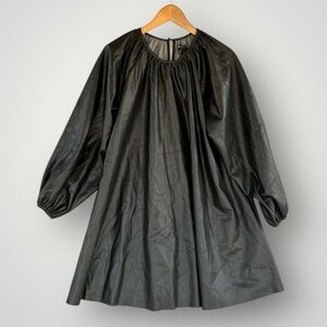 5 for $40 Asos Faux Leather Dress Black Size 4